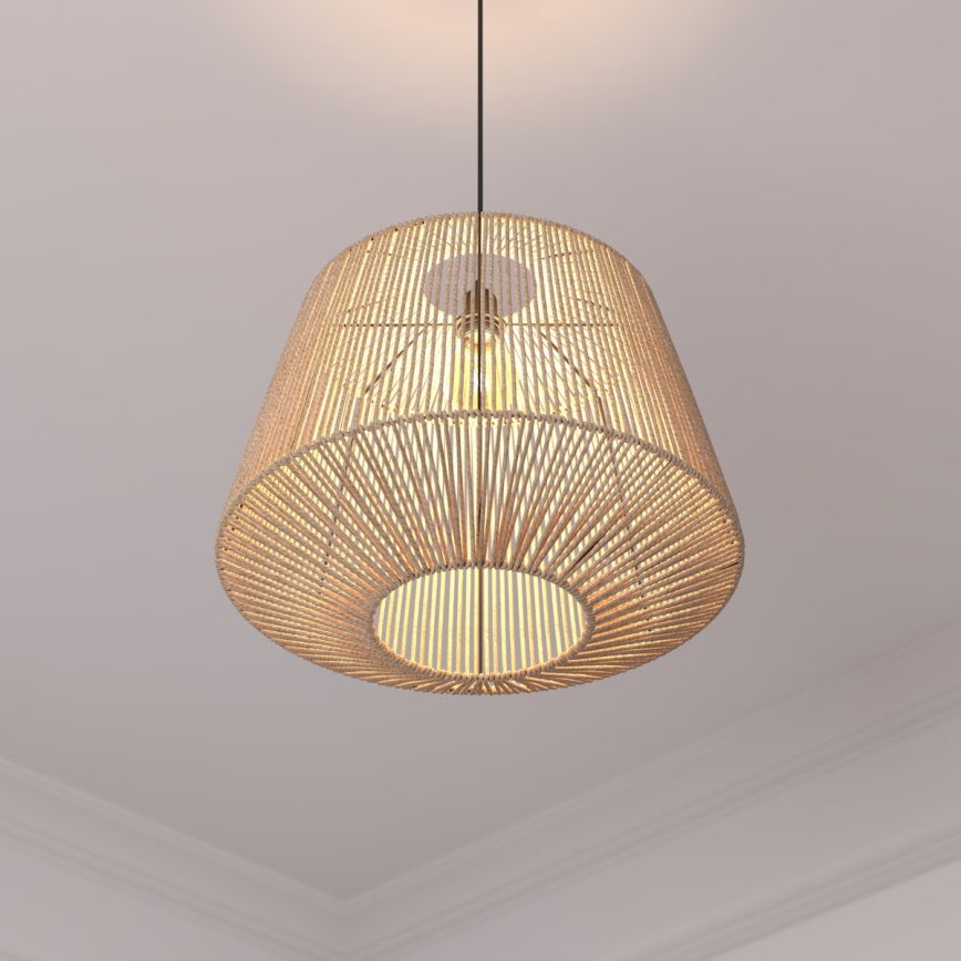 Atmosphera - Підвісна люстра JILY 1xE27/40W/230V джут