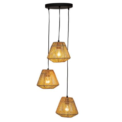 Atmosphera - Підвісна люстра JILY 3xE27/40W/230V джут