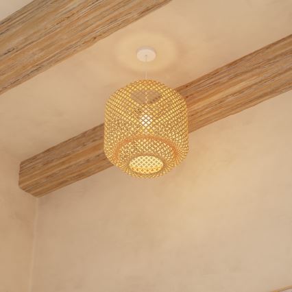 Atmosphera - Підвісна люстра LIBY 1xE27/40W/230V бамбук