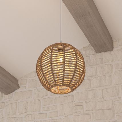 Atmosphera - Підвісна люстра RANA 1xE27/40W/230V ротанґ