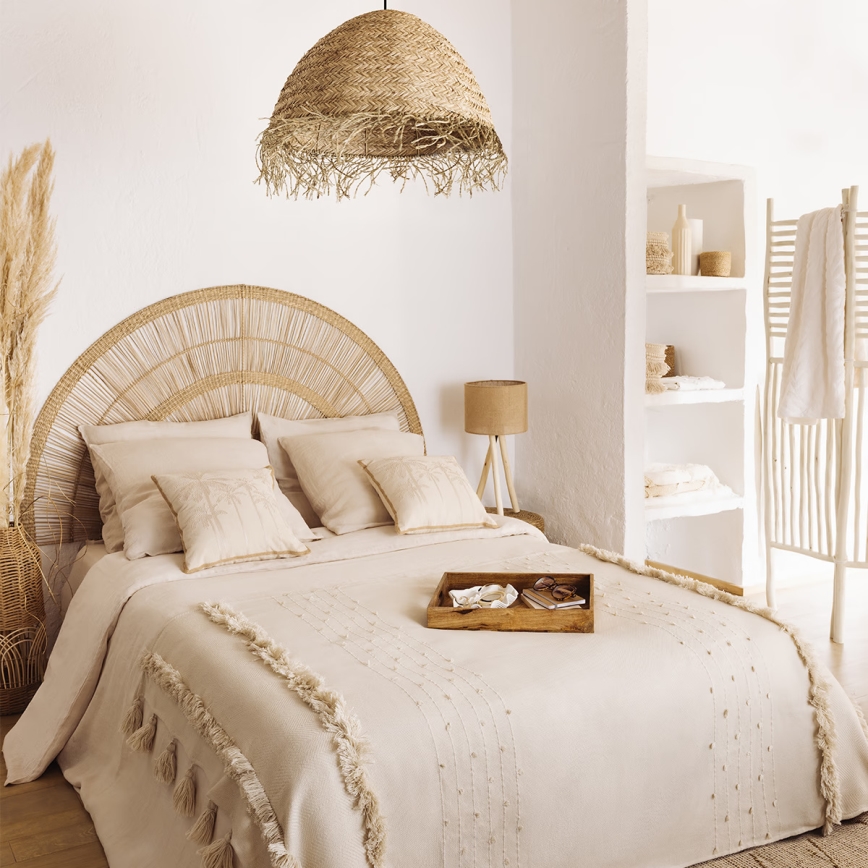 Atmosphera - Підвісна люстра SEA VIEW 1xE27/40W/230V очерет