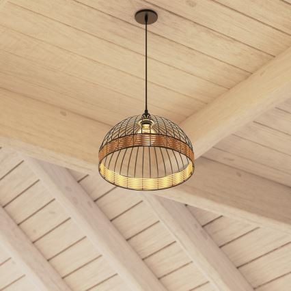 Atmosphera - Підвісна люстра SUWA 1xE27/40W/230V ротанґ