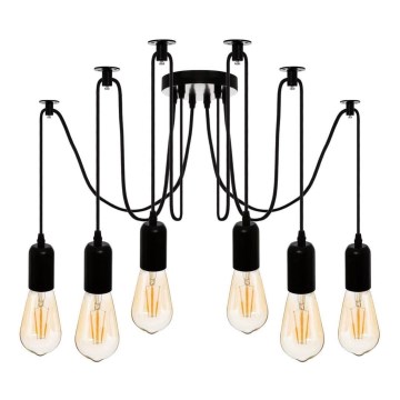 Atmosphera - Підвісна люстра UDELL 6xE27/40W/230V павук