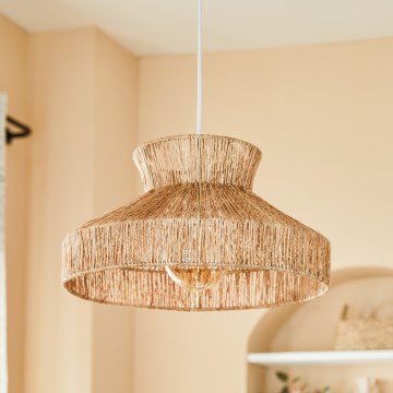 Atmosphera - Підвісна люстра ZELIA 1xE27/40W/230V джут