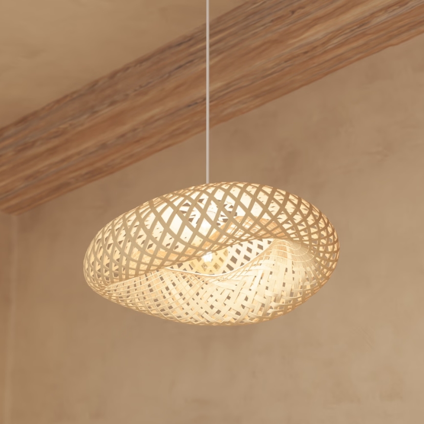 Atmosphera - Подвесная люстра BEDDY 1xE27/40W/230V бамбук