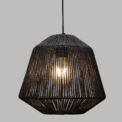 Atmosphera - Подвесная люстра JILY 1xE27/40W/230V джут черный