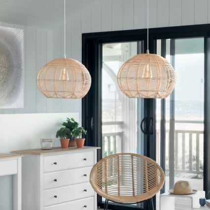 Atmosphera - Подвесная люстра KITA 1xE27/40W/230V ротанг