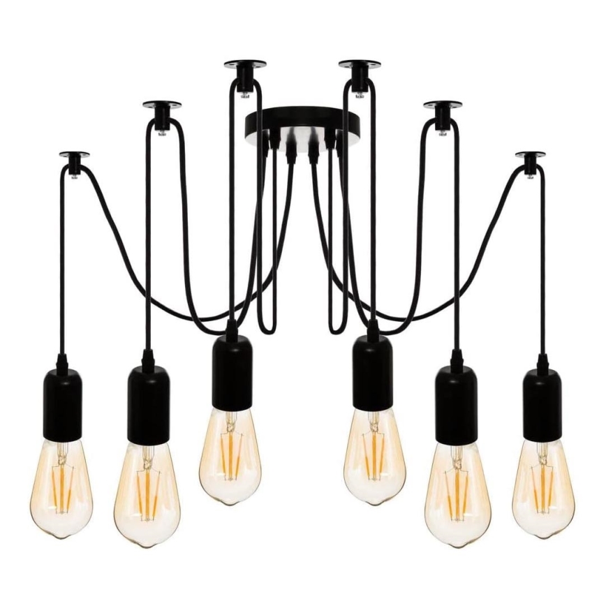 Atmosphera - Подвесная люстра UDELL 6xE27/40W/230V паук