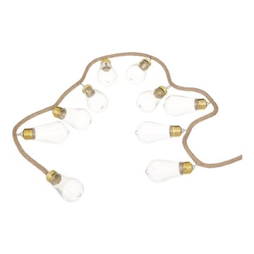 Atmosphera - Светодиодная декоративная гирлянда GARLAND 10xLED/2xAA 1,65 м теплый белый