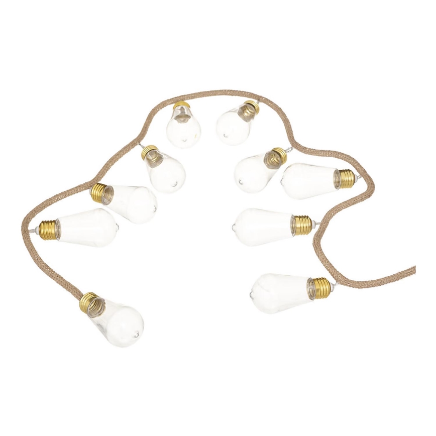 Atmosphera - Светодиодная декоративная гирлянда GARLAND 10xLED/2xAA 1,65 м теплый белый