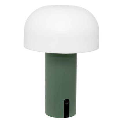 Atmosphera - Светодиодная аккумуляторная уличная сенсорная настольная лампа JANY LED/3,7V 22 см 2200 mAh IP44 зеленый