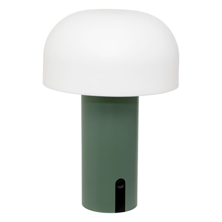 Atmosphera - Светодиодная аккумуляторная уличная сенсорная настольная лампа JANY LED/3,7V 22 см 2200 mAh IP44 зеленый