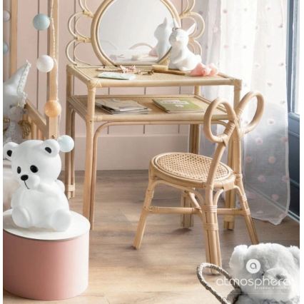 Atmosphera - Светодиодный детский ночник TEDDY LED/3xAA белый