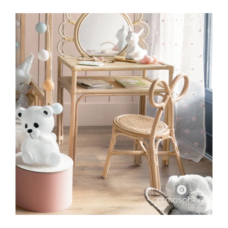 Atmosphera - Светодиодный детский ночник TEDDY LED/3xAA белый