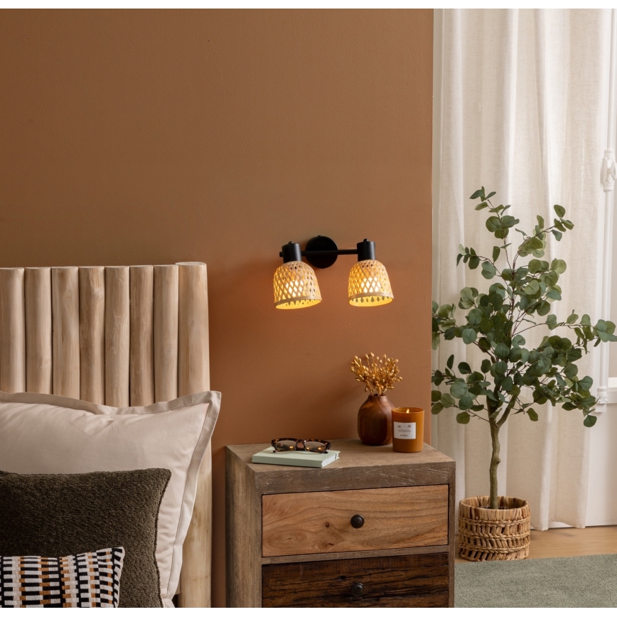 Atmosphera - Точковий світильник LIO 2xE14/25W/230V бамбук