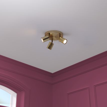 Atmosphera - точковий світильник VICO 3xGU10/25W/230V золотий