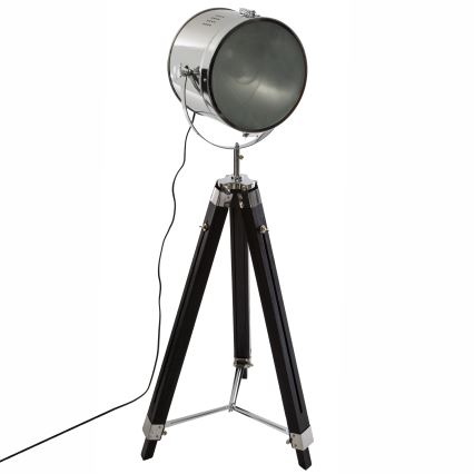 Atmosphera - Торшер EBOR 1xE27/25W/230V сосна/блестящий хром