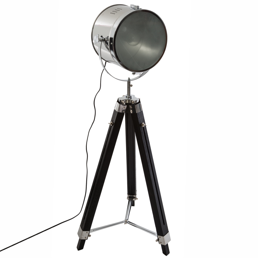 Atmosphera - Торшер EBOR 1xE27/25W/230V сосна/блестящий хром