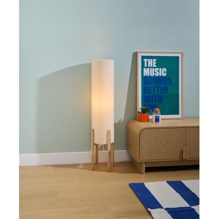 Atmosphera - Торшер KEYAH 1xE27/25W/230V из каучукового дерева