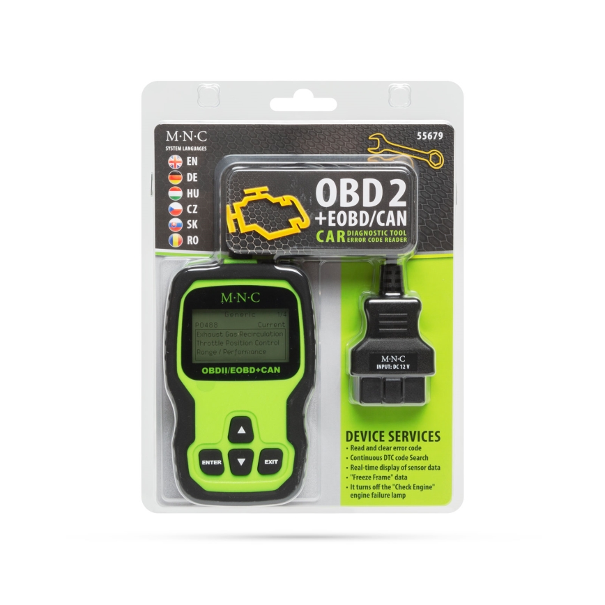 Автодіагностика OBD2/12 В