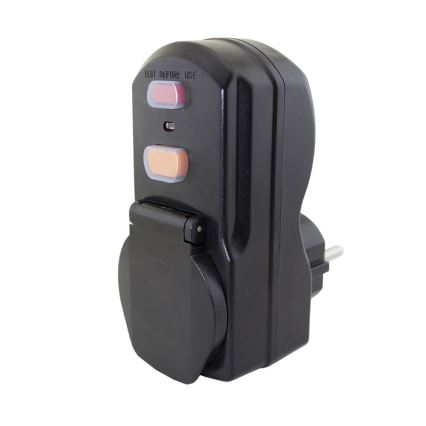 Автоматический выключатель тока в розетке FK-PRCD-2 16A 230V + розетка с предохранителем IP54