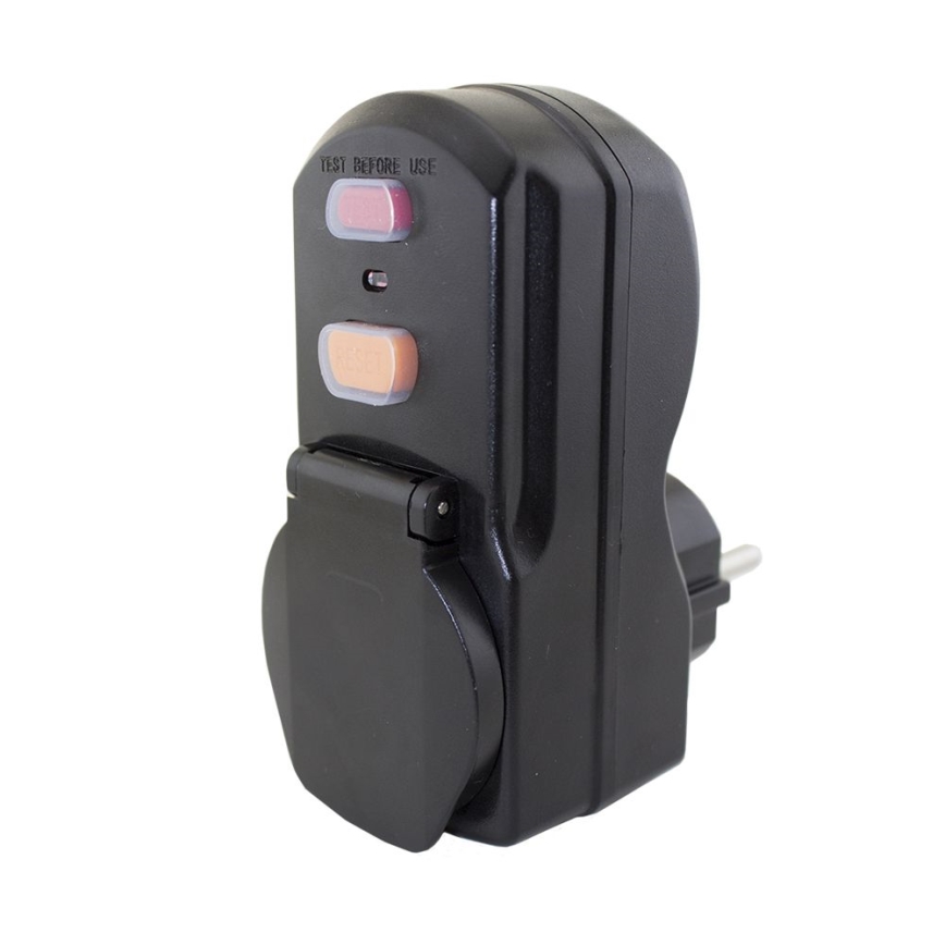 Автоматический выключатель тока в розетке FK-PRCD-2 16A 230V + розетка с предохранителем IP54
