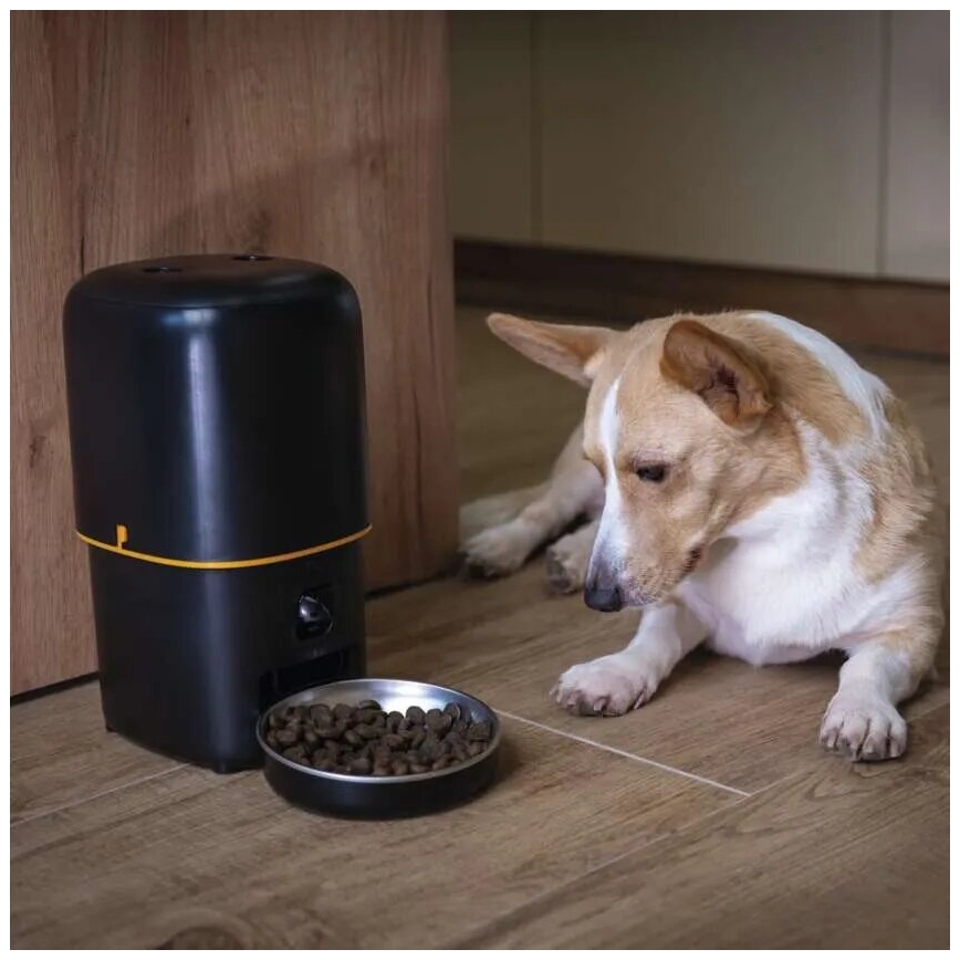 Автоматичний дозатор корму з мікрофоном і камерою 4l/5V/3xD Wi-Fi