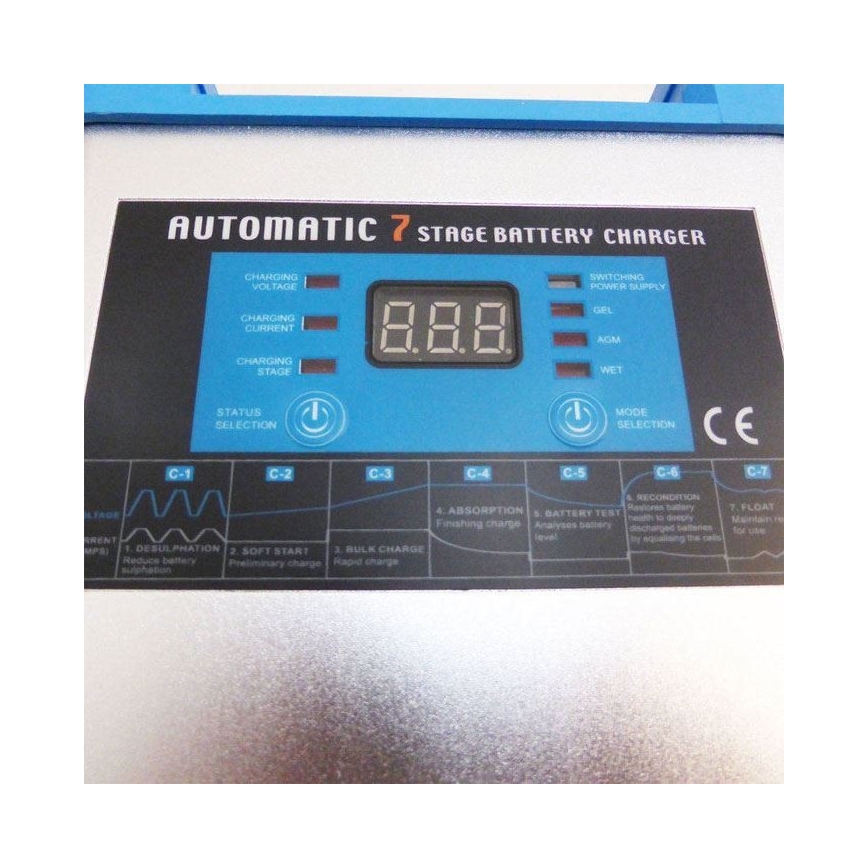 Автоматичний зарядний пристрій для свинцево-кислотних акумуляторів 12/230V