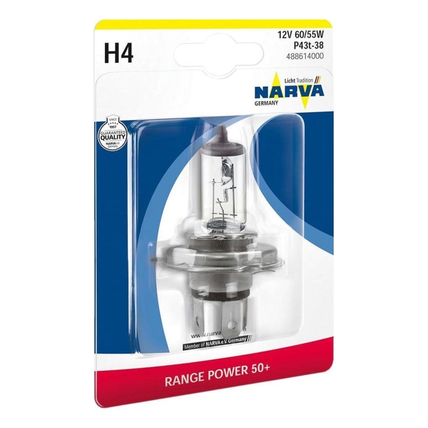 Автомобільна лампа H4 P43t-38/60/55W/12V - Narva 48861RPNVAB1