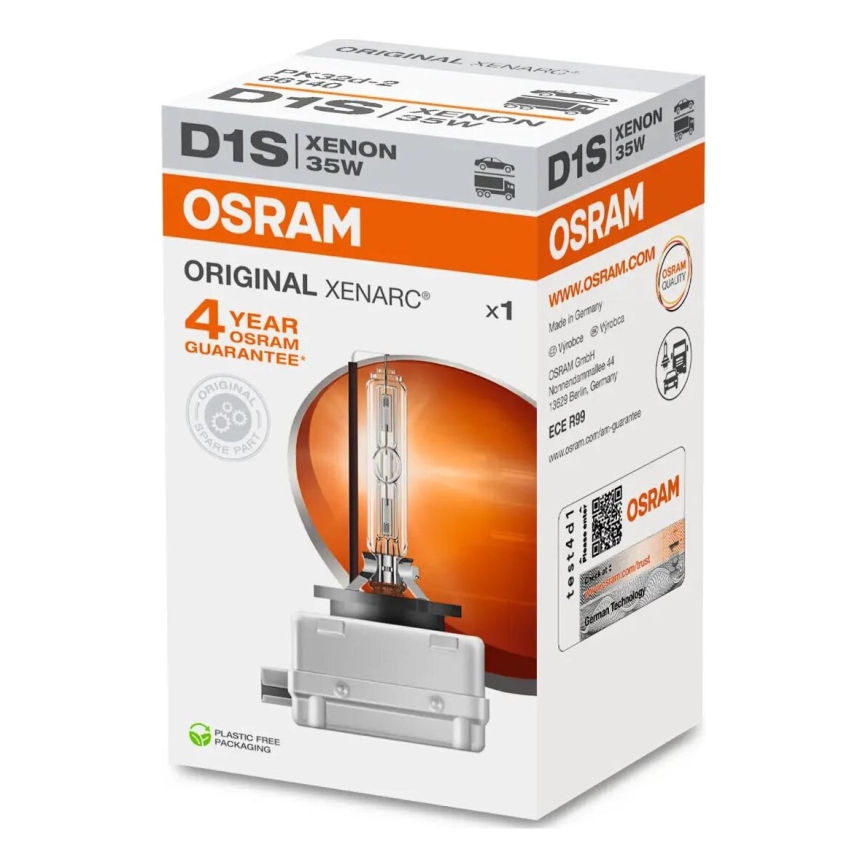 Автомобильная лампа D1S PK32d/35W/85V 3200K - Osram