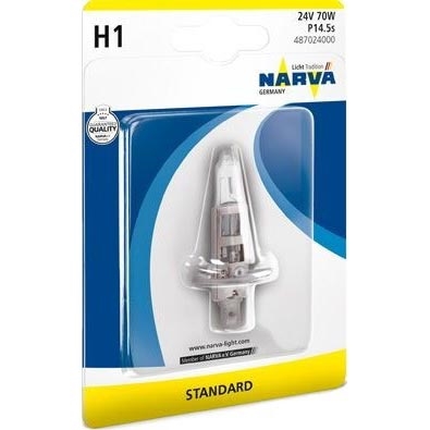 Автомобильная лампа H1 P14.5s/70W/24V - Narva 48702NVAB1