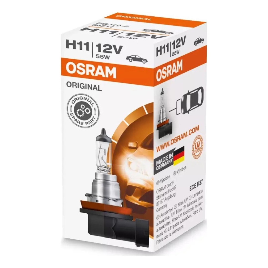 Автомобильная лампа H11 PGJ19-2/55W/12V - Osram