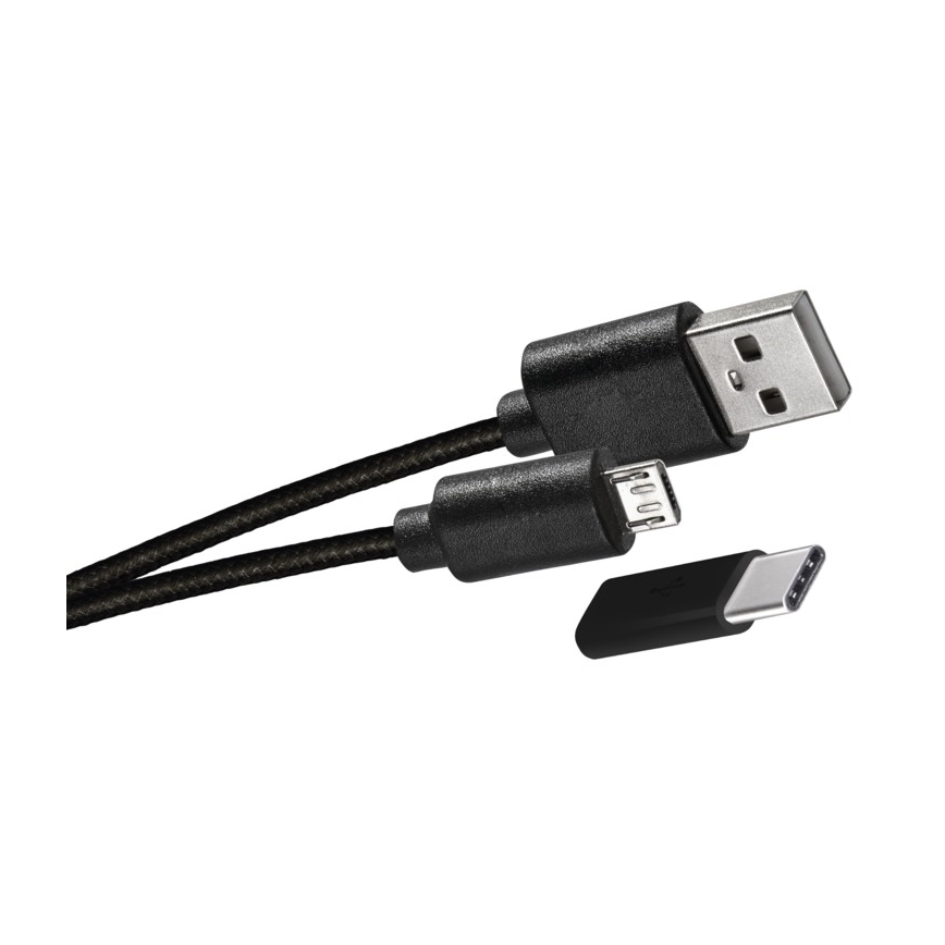 Автомобильное зарядное устройство 2,1A + кабель micro USB