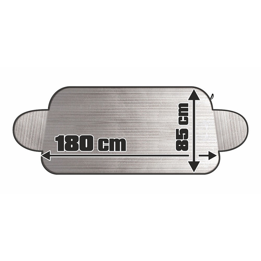 Автошторка солнцезащитная на лобовое стекло 180x85 см