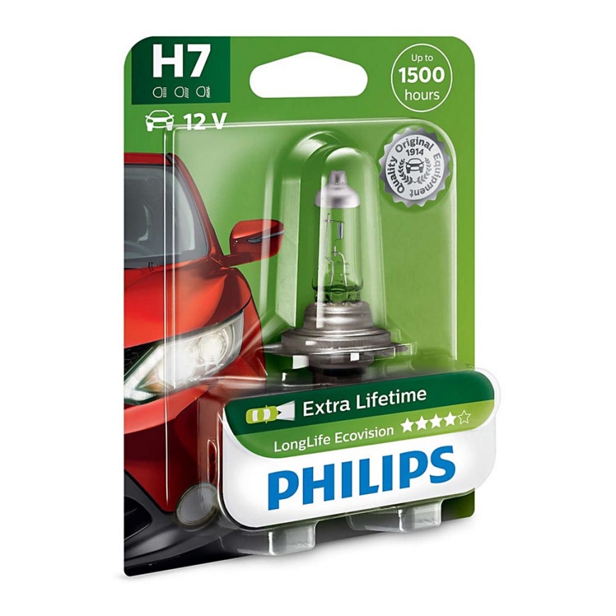 Автолампа Philips ECOVISION 12972LLECOB1 H7 PX26d/55W/12V