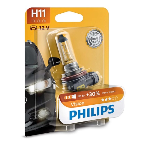 Автомобильная лампа Philips VISION 12362PRB1 H11 PGJ19-2/55W/12V 3200K