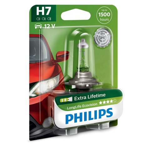 Автомобільна лампа Philips ECOVISION 12972LLECOB1 H7 PX26d/55W/12V