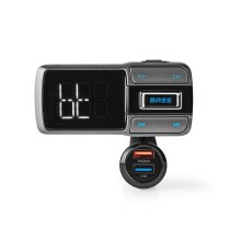 Автомобільний FM-трансмітер Bluetooth/3A/2,4A керування голосом
