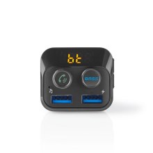 Автомобільний FM-трансмітер Bluetooth/MP3/2xUSB