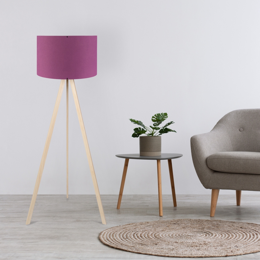 AYD Floor Lamp 1xE27/40W/230V Purple/Beige