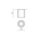 Azzardo AZ2690 - Стельовий світильник для ванної кімнати BRANT 1xGU10/50W/230V IP44