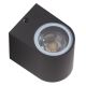 Azzardo AZ4265 - Вуличний настінний світильник RIMINI 1xGU10/35W/230V IP54 круглий