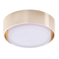 Azzardo AZ4390 - Светодиодный подвесной светильник для ванной комнаты KASTORIA LED/7W/230V IP44 золотая