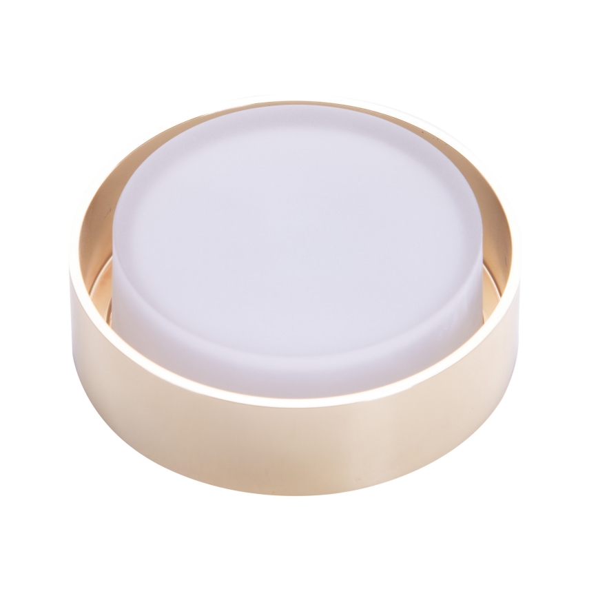 Azzardo AZ4390 - Вбудований стельовий LED світильник для ванної KASTORIA LED/7W/230V IP44 золотий