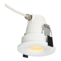 Azzardo AZ5389 - Вбудований стельовий світильник для ванної ROMOLO 1xGU10/50W/230V IP65 білий