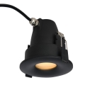 Azzardo AZ5390 - Встроенный светильник для ванной комнаты ROMOLO 1xGU10/50W/230V IP65 черный