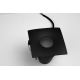 Azzardo AZ5392 - Вбудований стельовий світильник для ванної ROMOLO 1xGU10/50W/230V IP65 чорний
