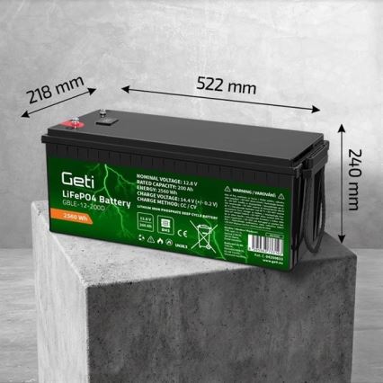 Акумулятор LiFePO4 12,8V/200Ah