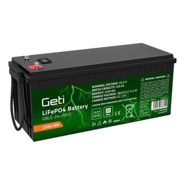 Акумулятор LiFePO4 25,6V/100Ah