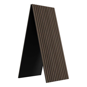 Акустическая облицовочная панель VASALUND 240×52 см, орех